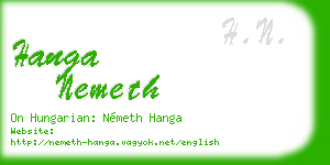 hanga nemeth business card